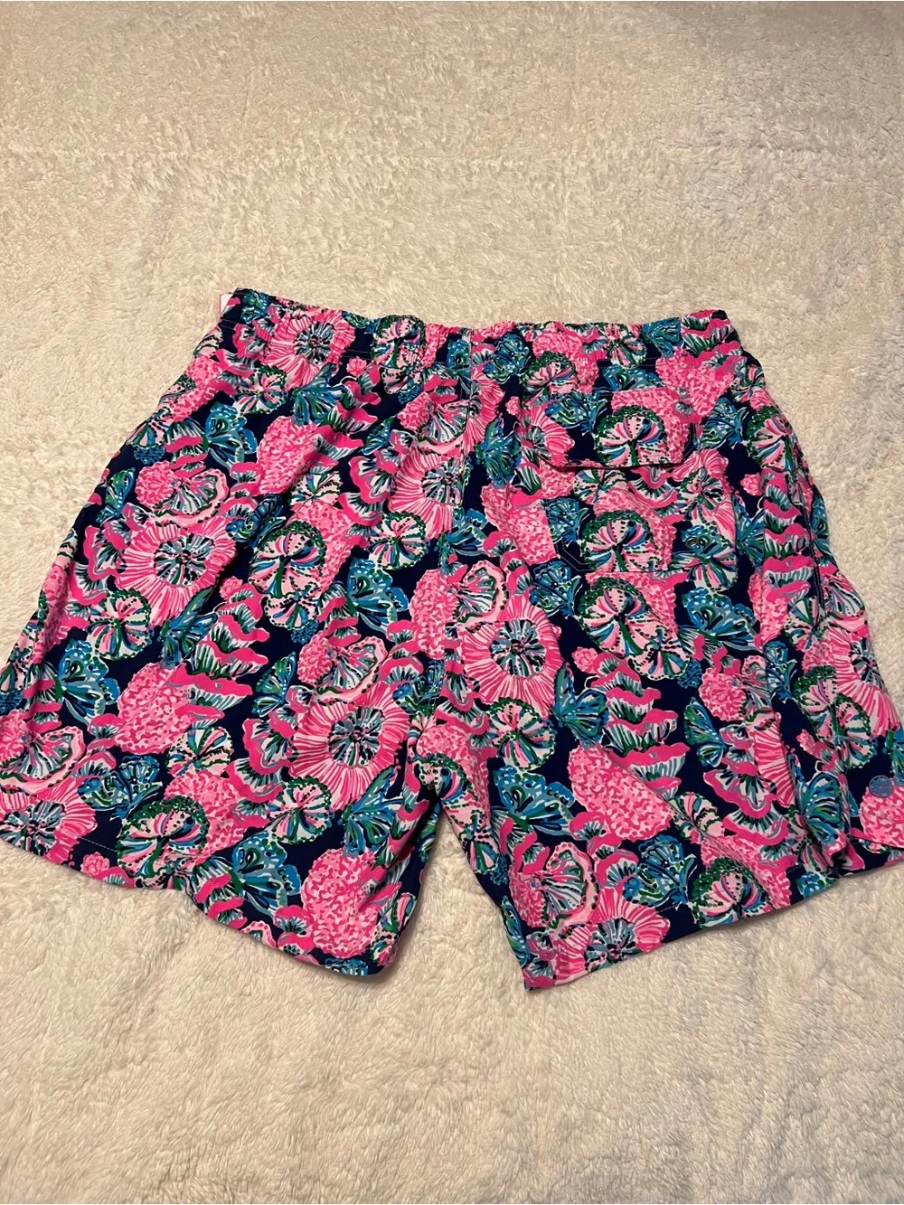 Lilly Pulitzer Men’s Capri Swim Trunks Oyster Bay Navy